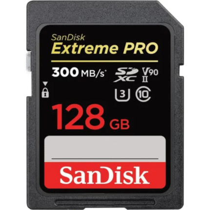 SanDisk 128GB Memory Card with Lifetime Warranty
