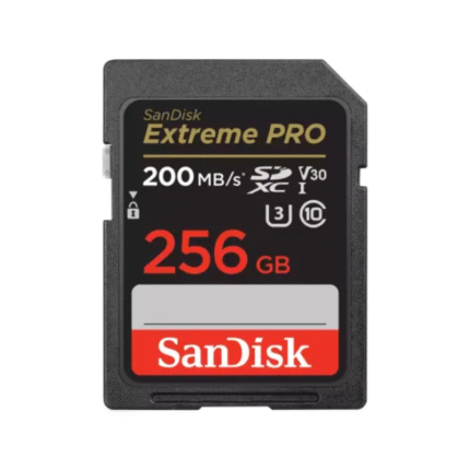 SanDisk 256GB Memory Card with Lifetime Warranty