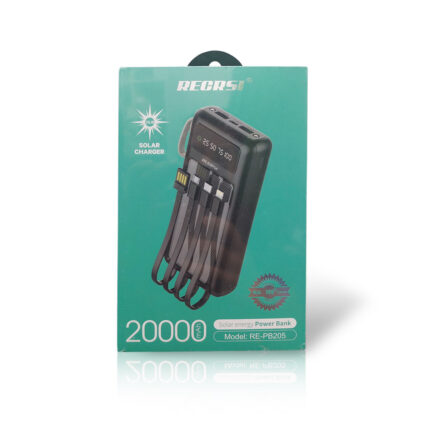 Regrsi 20000mAh Solar Energy Power Bank B