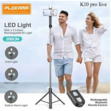 Live P9 Pro Tripod with LED Ring Light