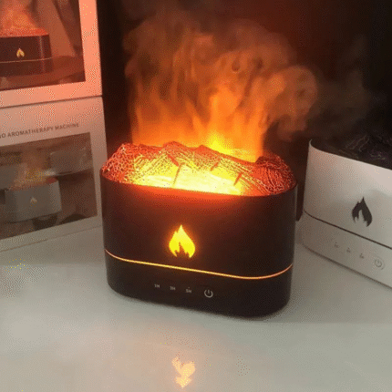 Flame Mist Humidifier with LED Fire Effect