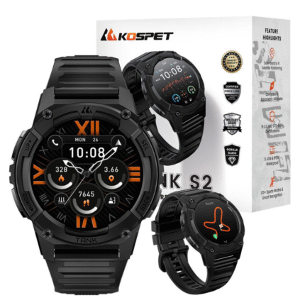 KOSPET TANK S2 AMOLED Smart Watch (Live Demo) - Green