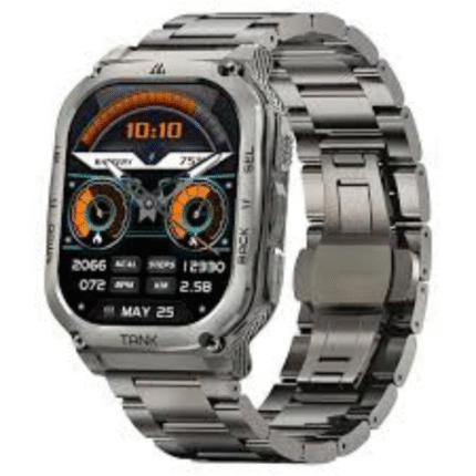 Kospet Tank M3 1.96″ HD AMOLED 130+ Sports Modes Military Smart Watch - Silver