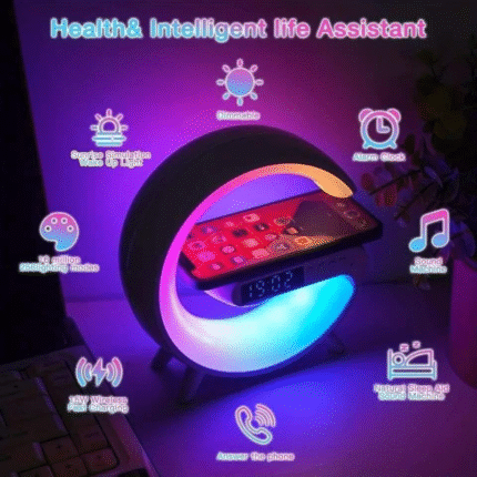 Domigard Wireless Speaker with Charging Light – 3-in-1 Multifunctional Device