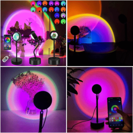 Sunset Projector Lamp – Romantic LED Atmosphere Light