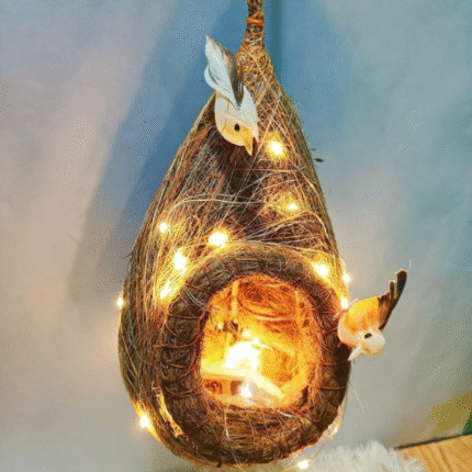 Handmade Decorative Bird Nest – 1 Piece Natural Look (Model: BN_04)