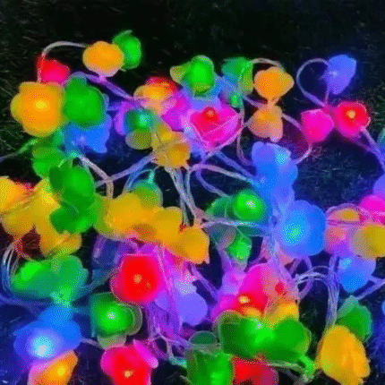 LED Rose Flower String Light – Romantic Floral Décor