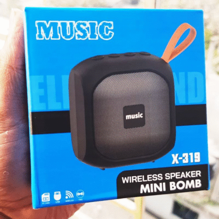 X-319 Bluetooth Wireless Speaker – USB, TF Card, FM Radio Supported Mini Bomb Design