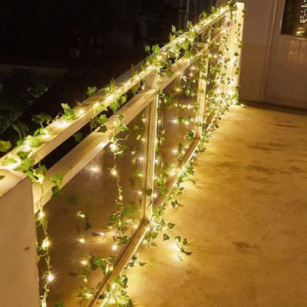 Maple Leaf LED Garland String Lights – 2M/5M Fairy Lights for Wall & Party Decor