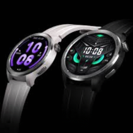 Haylou Solar Neo 1.53" Bluetooth Calling Smart Watch (Silicone+Woven) Strap - Silver