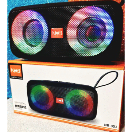NB-051 Bluetooth Speaker with USB, TF Card, FM Radio, Deep Bass & RGB Lighting