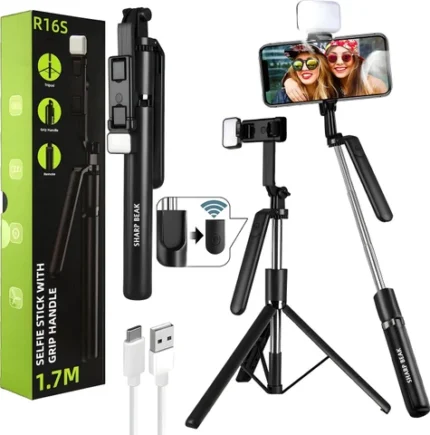 R16S SELFIE STICK WITH GRIP HANDLE